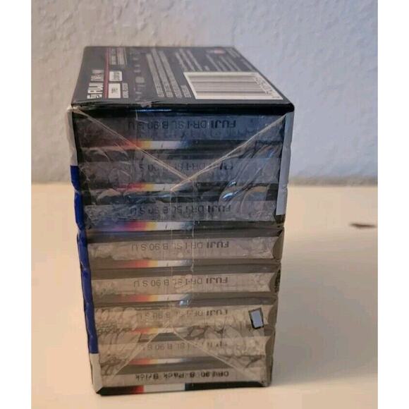Fuji DR-I 90 Minute Blank Audio Cassette Tapes Set of 8 Normal Bias Never Opened - Picture 5 of 6